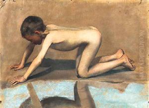 Study for A Summer's Day by William Stott Of Oldham