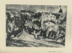 Strassenverzweigung (bei Aufgeweichtem Boden) Strassenverzweigung (bei Aufgeweichtem Boden)