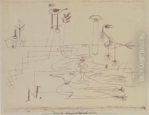 Zeichnungen Zu Den Vogelinseln by Paul Klee