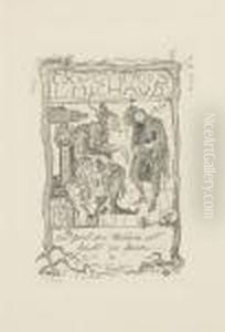 Ex Libris. L. Michaud. 1901 by Paul Klee