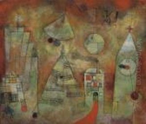 Schicksalstunde Um Dreiviertel Zwolf by Paul Klee