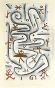 Gelande Des Ubermutes by Paul Klee