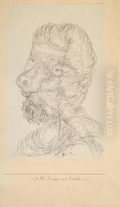 Krieger Mit Narben by Paul Klee