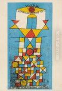 Die Erhabeneseite by Paul Klee