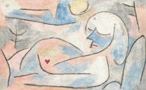 Winterschlaf Indistinctly by Paul Klee