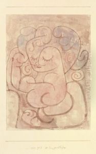 Die Eingeschlafene by Paul Klee