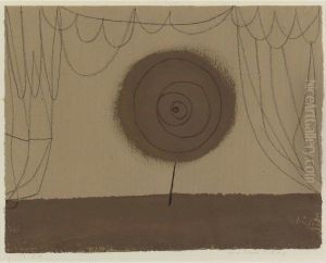 Eine Blume Tritt Auf (a Flower Performs) by Paul Klee