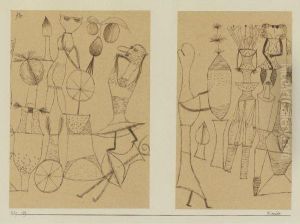 Komodie (comedy) by Paul Klee