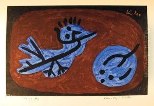 Blau - Vogel - Kurbis (bleu-oiseau-courge)