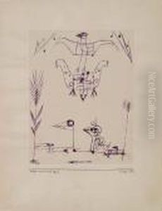 Luft = Und Wasservogel by Paul Klee