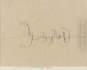 Zwiehalftiger Traum by Paul Klee