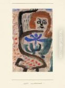 "eine Schwarmende" by Paul Klee