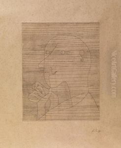 Rechnender Greis by Paul Klee