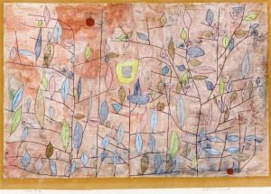 Sparlich Belaubt by Paul Klee