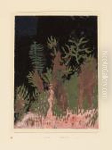 Eingetragen Im Werkverzeichnis Von Klee: Aquarell M. Pastosenfarben, Ital. Ingres - view 1