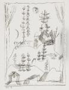 Zahlenbaumlandschaft by Paul Klee