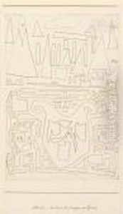 Ein Nest, Sein Wappen, Seine Zukunft by Paul Klee