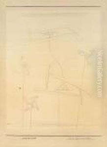 Funf Dynamoradiolaren by Paul Klee