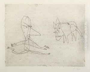 Was Lauft Er? (what Makes Him Run?) by Paul Klee