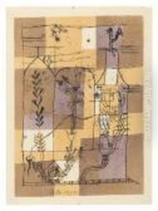 Hoffmanneske Szene. by Paul Klee