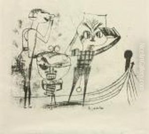 Vulgare Komodie by Paul Klee