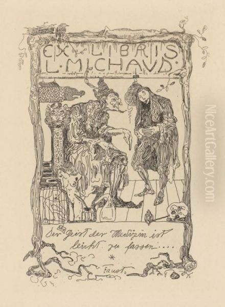 Ex Libris Louis Michaud - view 1