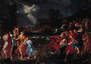 The Deluge by Kaspar Jakob Van Opstal