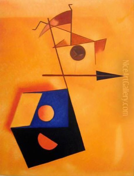 Abstract On Orange - view 1