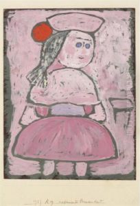Kostumiertes Bauernkind (costumed Peasant Girl) by Paul Klee