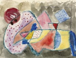 Liegende Frau by Paul Klee