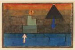 Gegensatze Abends (blau Und Orange) by Paul Klee