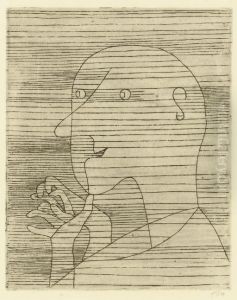 Rechender Greis (k. 104) by Paul Klee