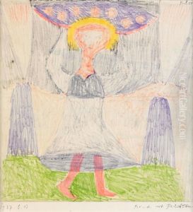 Kind Mit Fruchten by Paul Klee