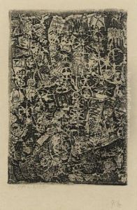 Kleinwelt (kornfeld 61 Ba) by Paul Klee