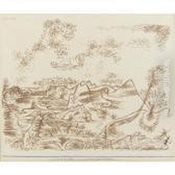 Berg Landschaft (mountain Landscape) - view 1