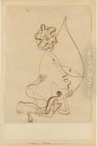 Rosenzwerg (rose Dwarf) by Paul Klee