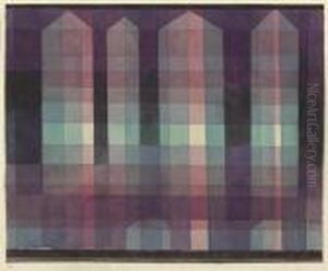 Vier Turme. 1923, 100. (four Towers) by Paul Klee