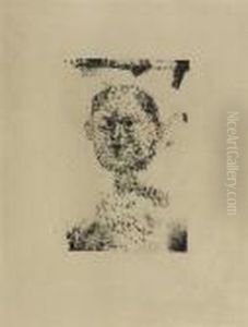 Head. Bearded Man. 1925. by Paul Klee