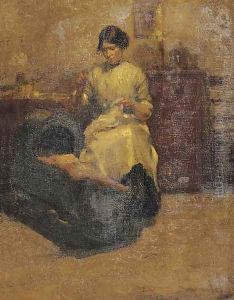 In the nursery by Walter Frederick Osborne