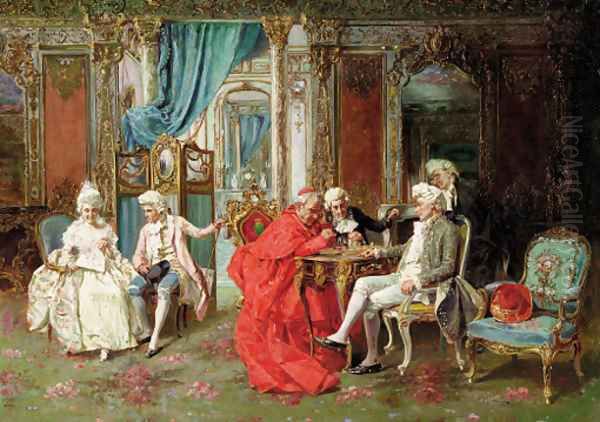 A game of chess - view 1
