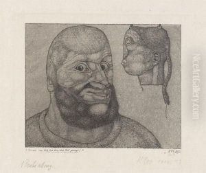 Perseus (der Witz Hat Uber Das Leid Gesiegt) - Invention 8 by Paul Klee