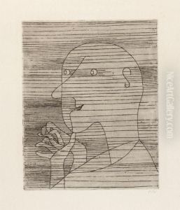 Rechnender Greis by Paul Klee