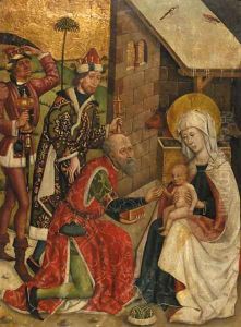 The Adoration of the Magi by School Of Oberschwaben