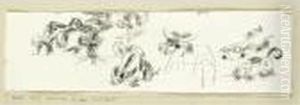 Drama In Der Kuhwelt (drama In The World Of Cows) by Paul Klee