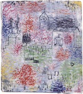 Kleine Landschaft Mit Der Dorfkirche by Paul Klee