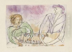 Tric-trac by Paul Klee