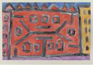 Palaste (palace) by Paul Klee