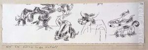 Drama In Der Kuhwelt by Paul Klee