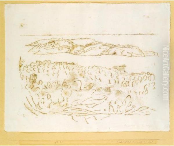 Tagebuch Port Cros: Blick Von La
Vigie Nach Levant (port Cros Diary: View From La Vigie Towards Levant) - view 1