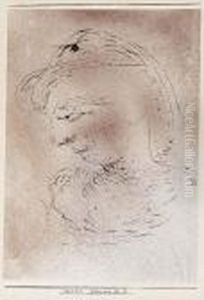 Bildnis Skizze Frau Pr. by Paul Klee